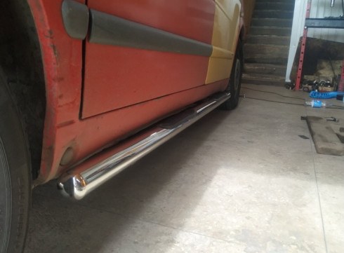 Подножки для Mercedes-Benz Vito 96-03 порог трубой от Tamsan фото