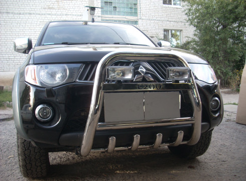 Кенгурятник для Mitsubishi Pajero Sport 2008-2016 Высокий от Tamsan фото