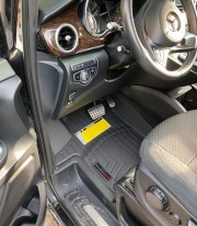 Ковры резиновые WeatherTech MB V-class  (W447)  2016+ передние черные фото