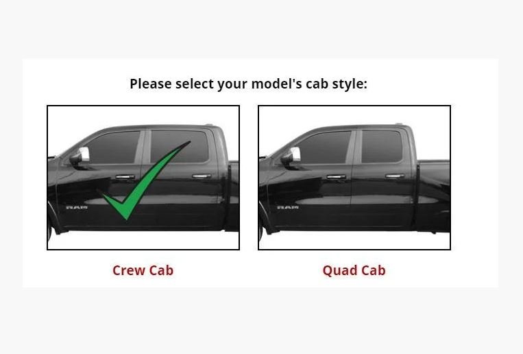 Коврик задний усиленный для Dodge RAM 2013-2020 CrewCab фото