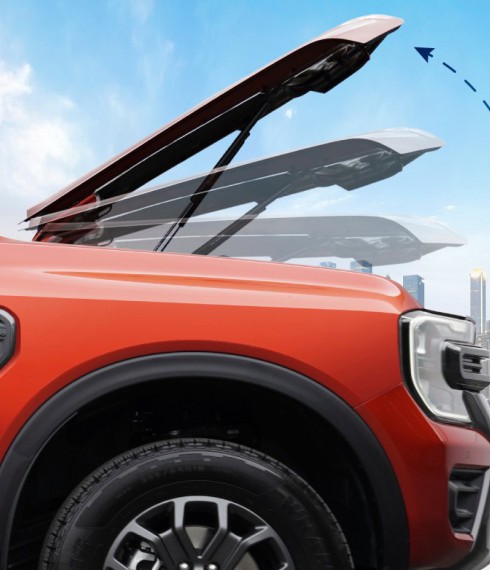 Газовые упоры капота Ford Ranger 2023+ Aeroklas фото