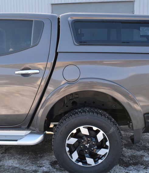 Кунг Mitsubishi L200 2016-2019 Aeroklas Lux с раздвижными стеклами фото
