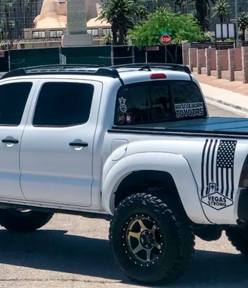Крышка кузова Toyota Tacoma 2005-2015 из трех секций AR Design фото