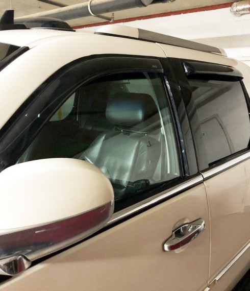 Дефлекторы окон ветровики для Cadillac Escalade 2007-2014 фото