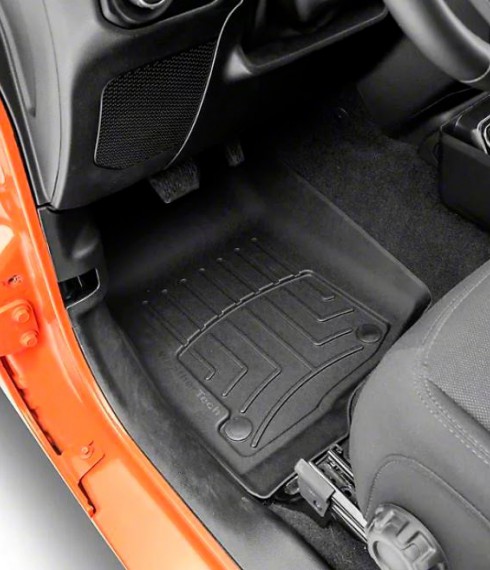 Ковры резиновые WeatherTech Jeep Gladiator 2019+ передние усиленные фото
