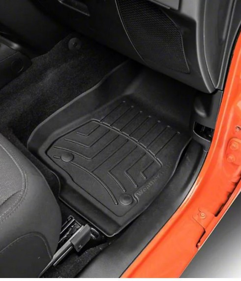 Ковры резиновые WeatherTech Jeep Gladiator 2019+ передние усиленные фото