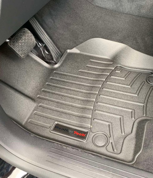Ковры резиновые  WeatherTech MB GLE 2019+ передние черные фото