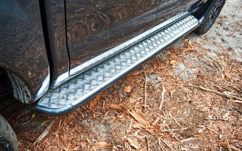 Боковые подножки усиленные Ford Ranger 2012+ TJM фото
