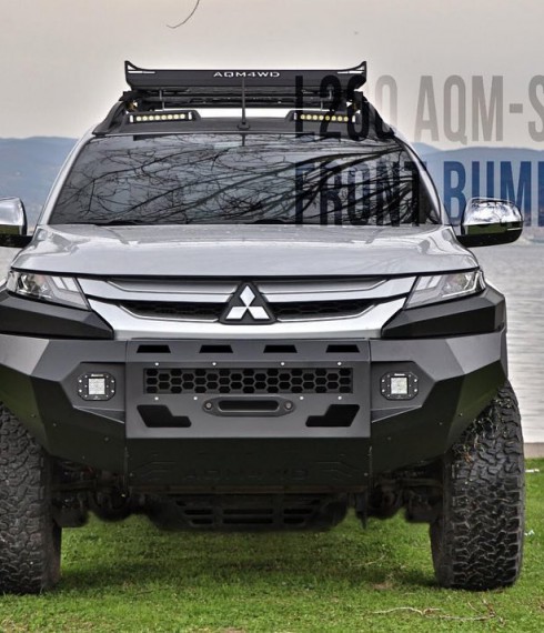 Передний металлический бампер Mitsubishi L200 2019+ Tamsan фото