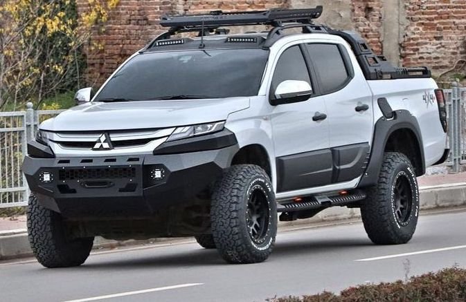 Передний металлический бампер Mitsubishi L200 2019+ Tamsan фото
