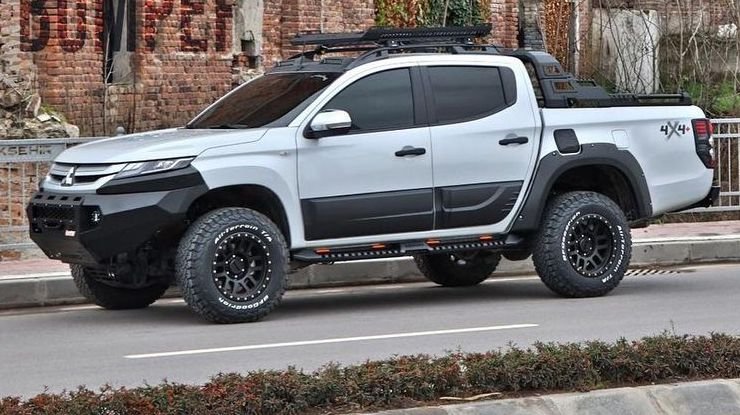 Передний металлический бампер Mitsubishi L200 2019+ Tamsan фото
