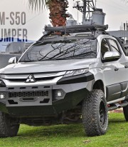 Передний металлический бампер Mitsubishi L200 2019+ Tamsan фото