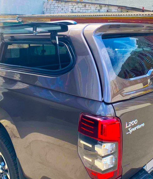 Кунг Mitsubishi L200 2019+ Aeroklas Generation со стеклами вверх фото