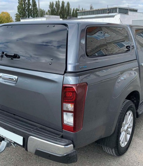 Кунг Isuzu D-Max 2016-2021 Aeroklas с окнами на проветривание фото