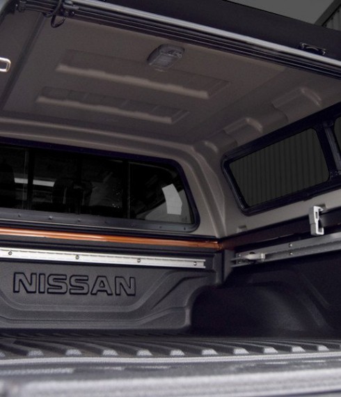 Кунг Nissan Navara NP300 2019+ Aeroklas со стеклами вверх фото