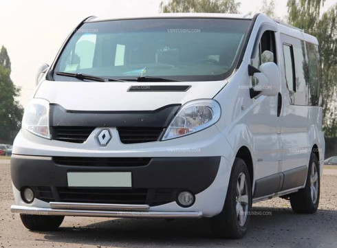 Защита переднего бампера для Nissan Primastar 2002-2015 труба двойная от Tamsan фото