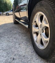 Подножки для Hyundai Santa-Fe 01-05 порог трубой Tamsan фото