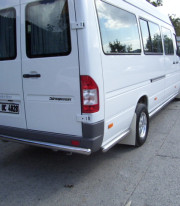 Защита заднего бампера для MERCEDES-BENZ SPRINTER W903 95-06 труба одинарная от Tamsan фото