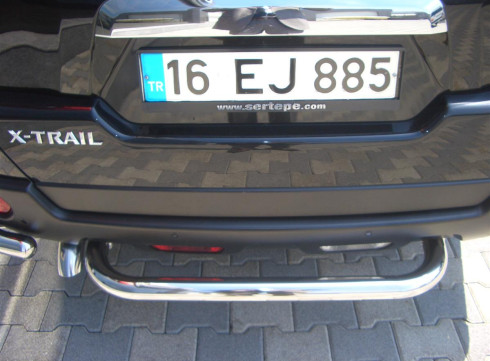 Защита бампера для Nissan X-Trail 2008-2014 U-tipe фото