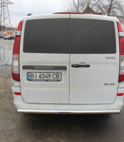 Защита заднего бампера для Mercedes-Benz Vito 10-15 труба одинарная от Tamsan фото