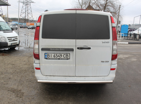 Защита заднего бампера для Mercedes-Benz Vito 10-15 труба одинарная от Tamsan фото