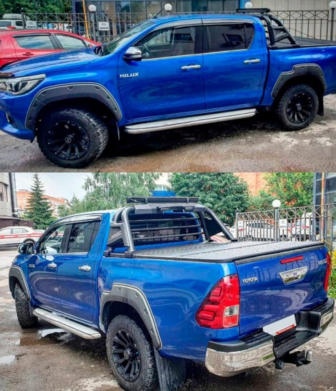 Крышка кузова из трех секций Toyota Hilux 2005-2015 AR Design фото