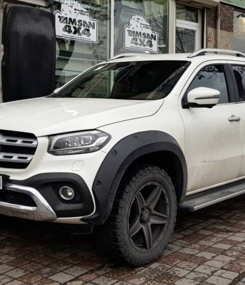 Расширители крыльев Mercedes X-Class 2018+ Safari с фальш болтами фото