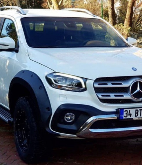 Расширители крыльев Mercedes X-Class 2018+ Safari с фальш болтами фото