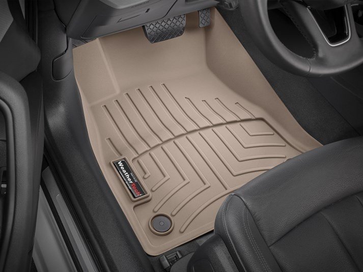 Ковры резиновые WeatherTech передние бежевые Audi A5 2016+ фото