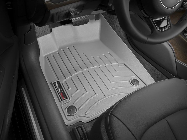 Ковры резиновые WeatherTech передние серые Audi A6 2012-2018 фото