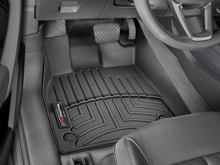Ковры резиновые WeatherTech передние черные Audi Q5 2018+ фото