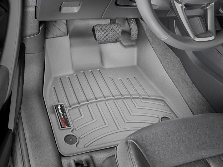 Ковры резиновые WeatherTech передние серые Audi Q5 2018+ фото