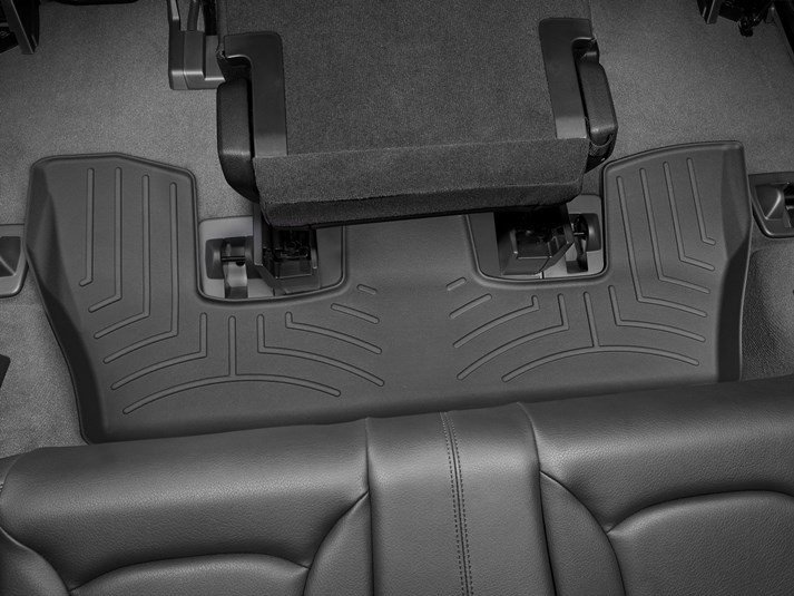 Ковры резиновые WeatherTech Audi Q7 16+ третий ряд черные фото