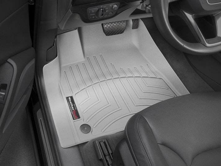 Ковры резиновые WeatherTech Audi Q7 16+ передние серые фото