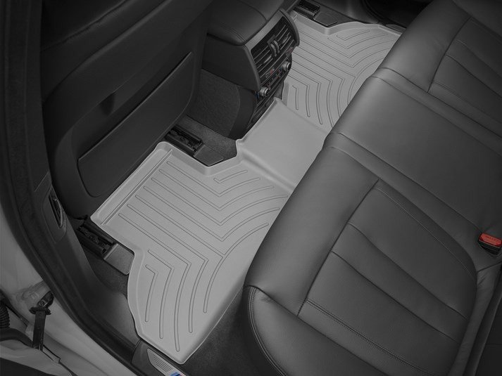 Ковры резиновые WeatherTech BMW X5 (F15) 2014-2018 задние серые фото