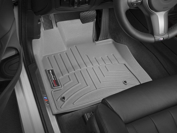 Ковры резиновые WeatherTech BMW X6 (F16) 2015-2018  передние серые фото