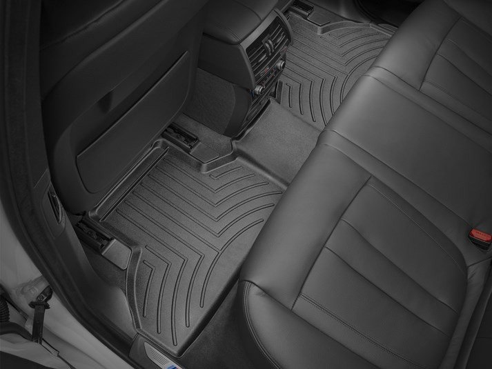 Ковры резиновые WeatherTech BMW X6 (F16) 2015-2018 задние черные фото