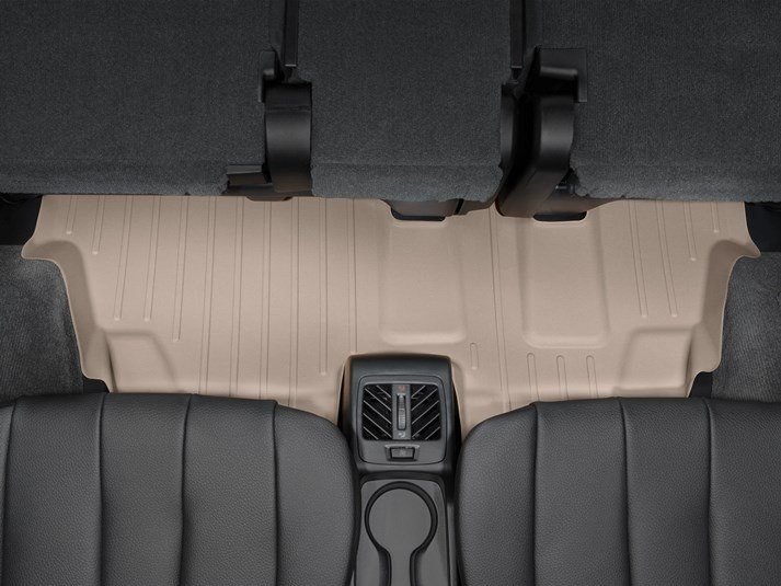 Ковры резиновые WeatherTech BMW X5 (F15) 2014-2018 третий ряд бежевые фото