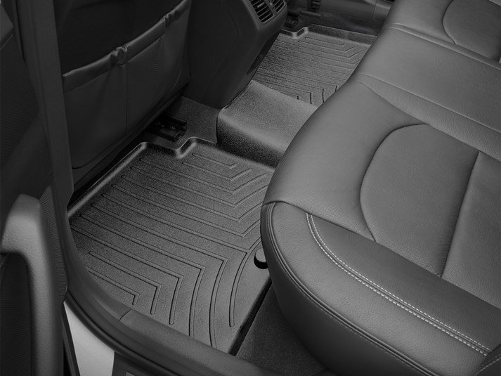 Ковры резиновые WeatherTech Hyundai Sonata 15+ задние черные фото