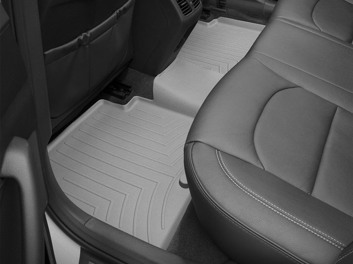 Ковры резиновые WeatherTech Hyundai Sonata 15+ задние серые фото