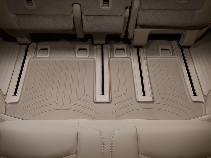 Ковры резиновые WeatherTech Infiniti QX60 2014+ третий ряд бежевые фото