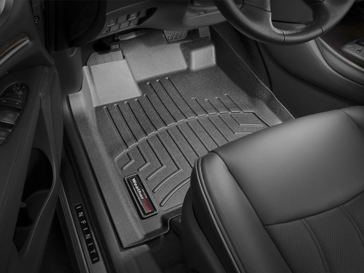 Ковры резиновые WeatherTech Infiniti QX60 2014+ передние черные фото