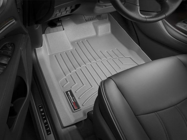 Ковры резиновые WeatherTech Infiniti QX60 2014+ передние серые фото