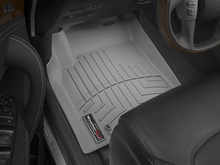 Ковры резиновые WeatherTech Infiniti QX80 2011-2018 передние серые фото