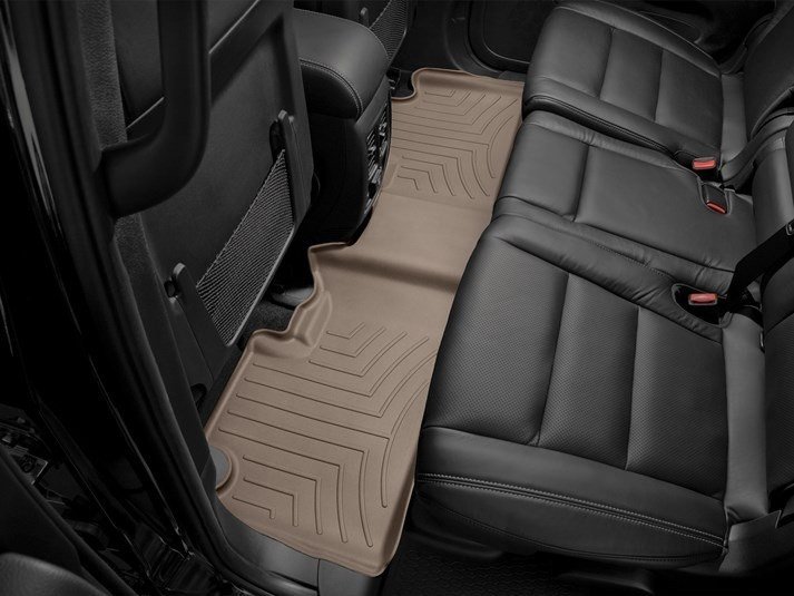 Ковры резиновые WeatherTech Jeep Grand Cherokee 2013+ задние бежевые фото
