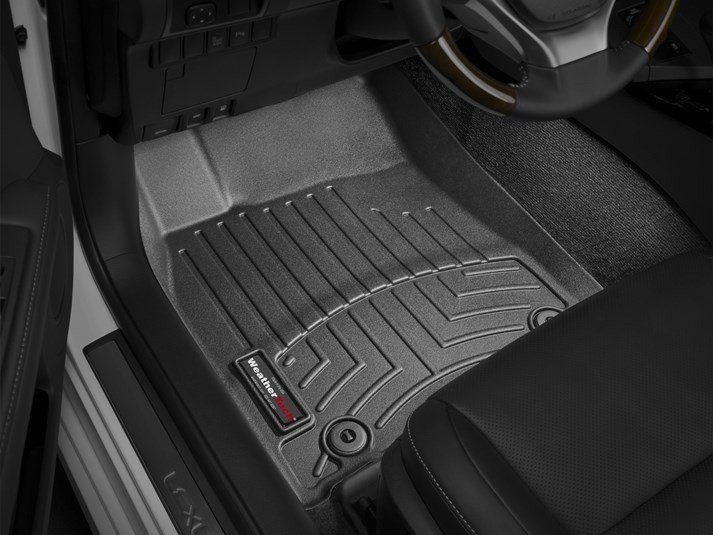 Ковры резиновые WeatherTech Lexus ES 2013-2015 передние черные фото