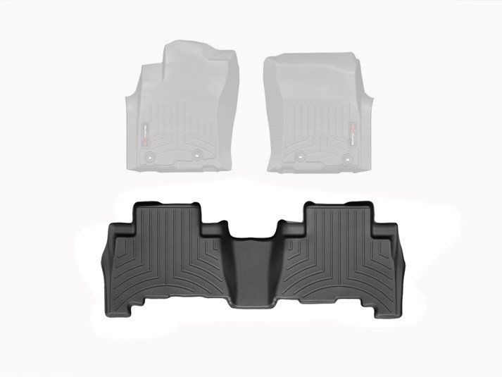 Ковры резиновые WeatherTech Lexus GX 2009+ задние серые фото
