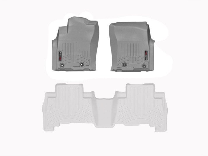 Ковры резиновые WeatherTech Toyota LC150 2014-2018  передние серые фото