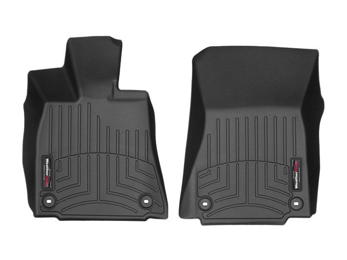 Ковры резиновые WeatherTech Lexus IS RWD 2014+ передние черные фото