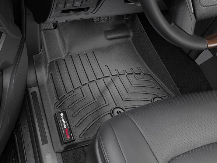 Ковры резиновые WeatherTech Lexus LX 2012+ передние черные фото